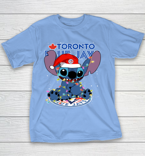Toronto Blue Jays MLB noel stitch Baseball Christmas Youth T-Shirt 7