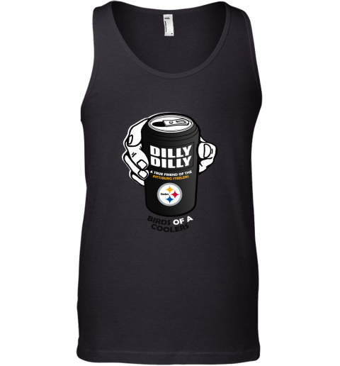 Bud Light Dilly Dilly! Pittburg Steelers Birds Of A Cooler Tank Top