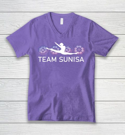 Team Sunisa Shirt V-Neck T-Shirt 8