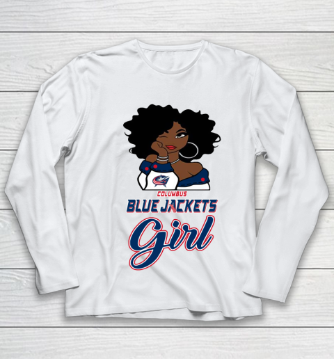 Columbus Blue Jackets Girl NHL Youth Long Sleeve 2