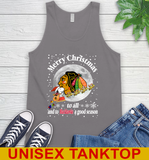 Chicago Blackhawks Merry Christmas To All And To Blackhawks A Good Season NHL Hockey Sports Tank Top 6