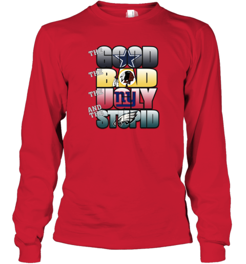 NFL The Good Bad Ugly And Stupid Dallas Cowboys Youth Long Sleeve -  Rookbrand