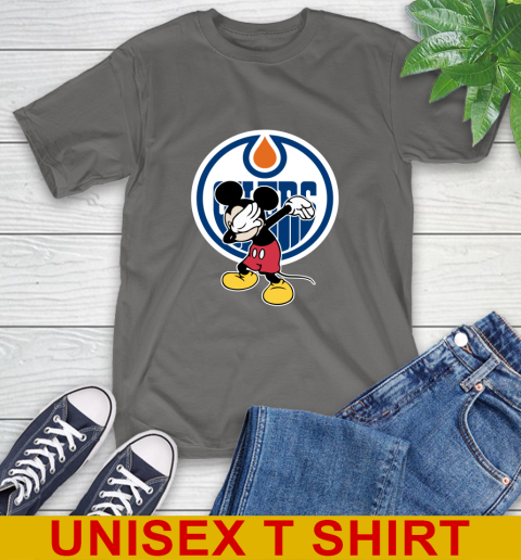 Edmonton Oilers NHL Hockey Dabbing Mickey Disney Sports T-Shirt 8