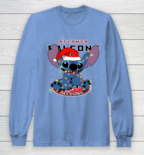 Atlanta Falcons NFL Football noel stitch Christmas Long Sleeve T-Shirt 8