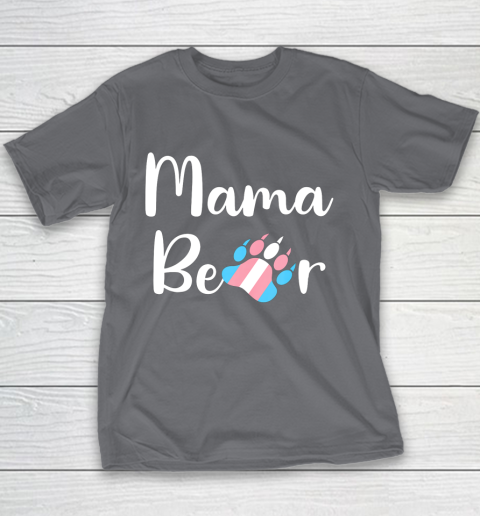 Mama Bear Transgender Mom T Shirt Trans Pride Gift Youth T-Shirt 5