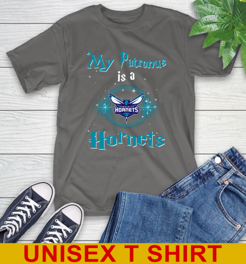 NBA Basketball Harry Potter My Patronus Is A Charlotte Hornets T-Shirt 10