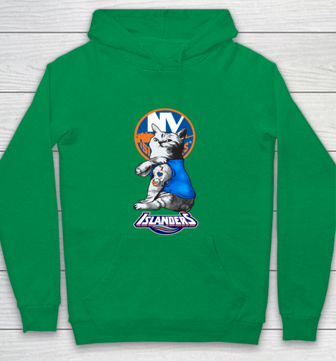 NHL My Cat Loves New York Islanders Hockey Youth Hoodie 4