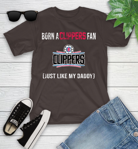 NBA LA Clippers Loyal Fan Just Like My Daddy Basketball Shirt Youth T-Shirt 6