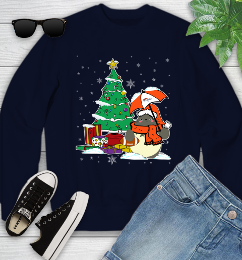 Denver Broncos NFL Football Cute Tonari No Totoro Christmas Sports Youth Sweatshirt 2