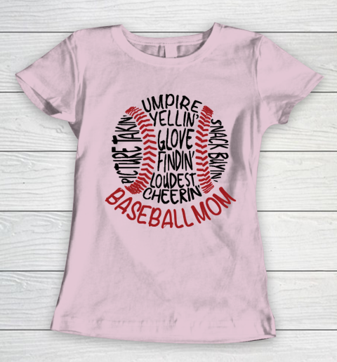 Mother's Day Funny Gift Ideas Apparel  Baseball Mom 2 T Shirt Women's T-Shirt 6