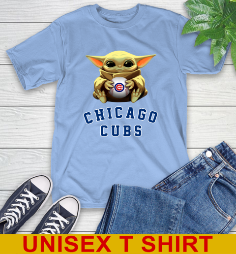MLB Baseball Chicago Cubs Star Wars Baby Yoda Shirt 11