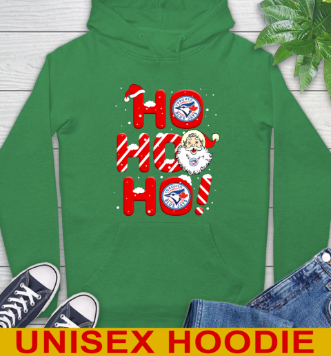 Toronto Blue Jays MLB Baseball Ho Ho Ho Santa Claus Merry Christmas Shirt Hoodie 8