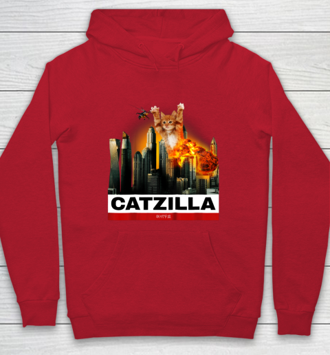 CATZILLA  Funny Kitty Tshirt for Cat lovers to Halloween Hoodie 7