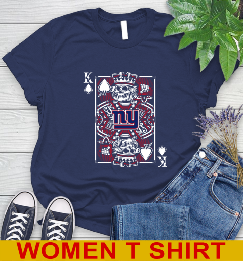 New York Giants NFL Football The King Of Spades Death Cards Shirt Women's T-Shirt 12