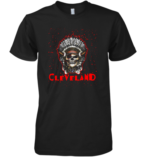 Cleveland Hometown Indian Tribe Vintage Baseball Fan Awesome Premium Men's T-Shirt