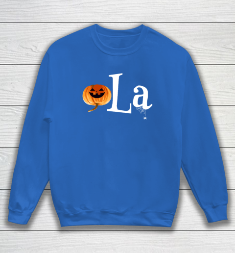 Comma La Funny Kamala Harris Halloween Pumpkin Sweatshirt 5