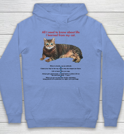 In the know cat hoodie new arrivals
