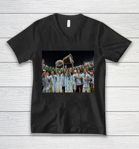Argentina Wins Copa America V-Neck T-Shirt