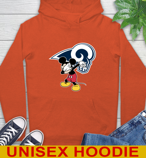 Los Angeles Rams NFL Football Dabbing Mickey Disney Sports Hoodie 5