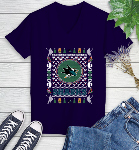 San Jose Sharks Merry Christmas NHL Hockey Loyal Fan Ugly Shirt 76