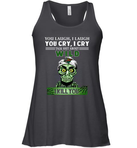 NHL Talk Shit About Minnesota Wild I Kill You Achmed The Dead Terrorist Jeffrey Dunham Hockey t0KRRtHKuQM flowy tank 32 95 151514 front black