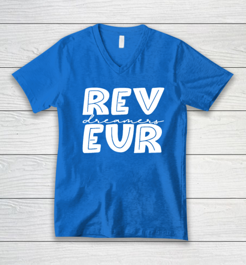 Reveur House of Dreamers, RCA Houses, Dreamer School Spirit V-Neck T-Shirt 4
