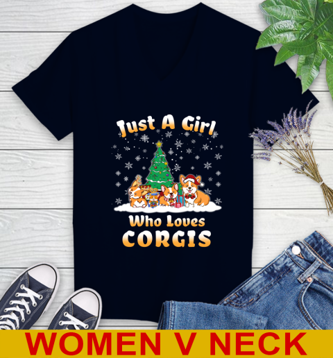 Christmas Just a girl who love corgi dog pet lover 74