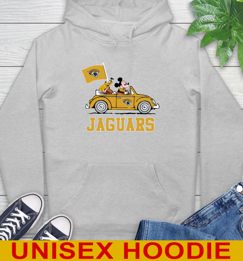 NFL Football Jacksonville Jaguars Pluto Mickey Driving Disney Shirt Hoodie 6