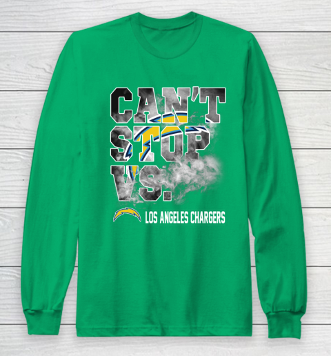 NFL Los Angeles Chargers Can't Stop Vs Long Sleeve T-Shirt 4