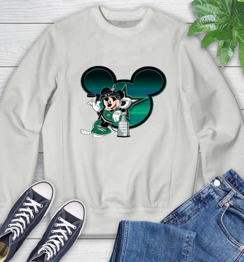 NHL Dallas Stars Stanley Cup Mickey Mouse Disney Hockey T Shirt Sweatshirt 5