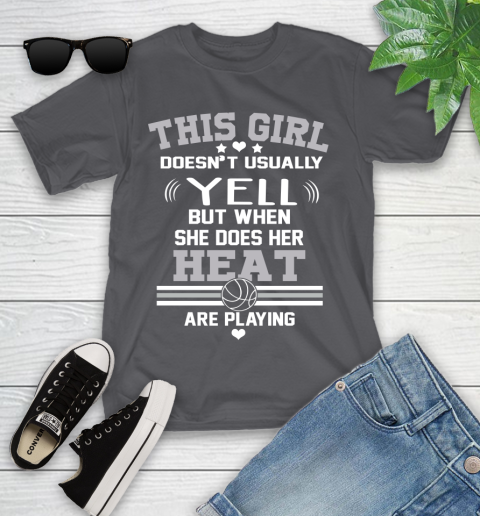 Miami Heat NBA Basketball I Yell When My Team Is Playing Youth T-Shirt 6