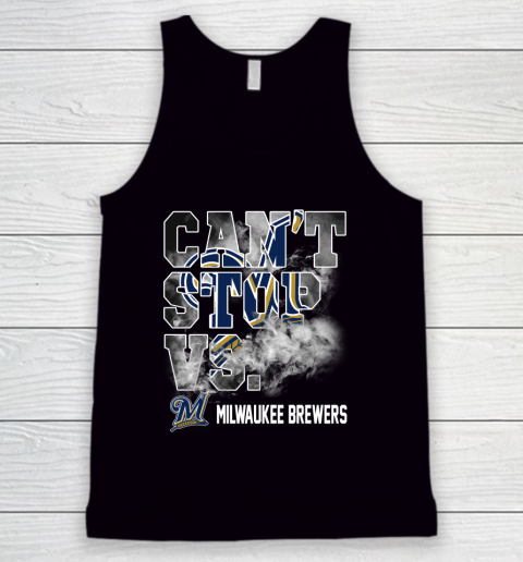 MLB Milwaukee Brewers Baseball Can't Stop Vs Brewers Tank Top