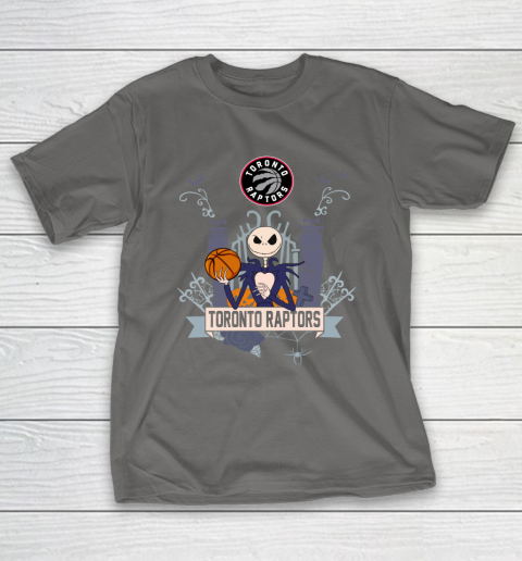 NBA Toronto Raptors Basketball Jack Skellington Halloween T-Shirt 8