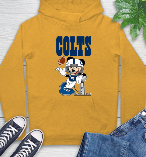 NFL Indianapolis Colts Mickey Mouse Disney Super Bowl Football T Shirt Hoodie 3