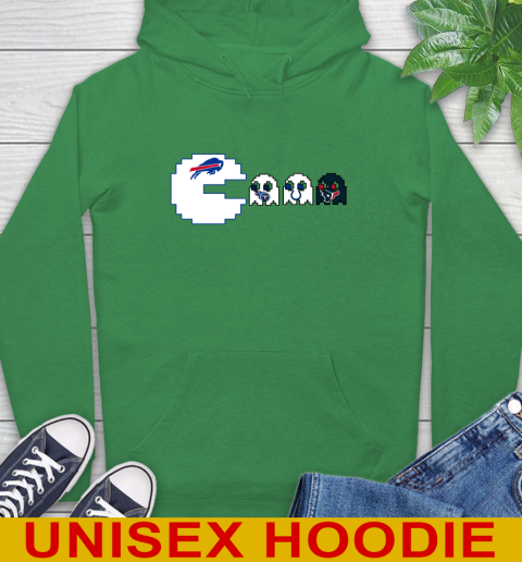 Buffalo Bills NFL Football Pac Man Champion Hoodie 8