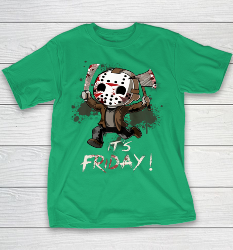 Funny Friday 13th Jason Funny Halloween Horror Youth T-Shirt 3