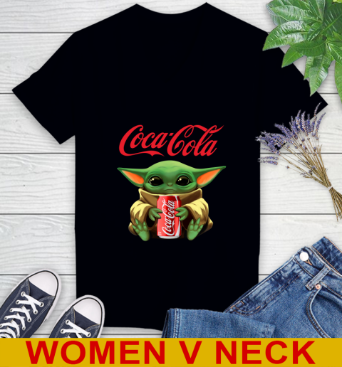 Star Wars Baby Yoda Hugs Coca Cola Soft Drink Shirt 78