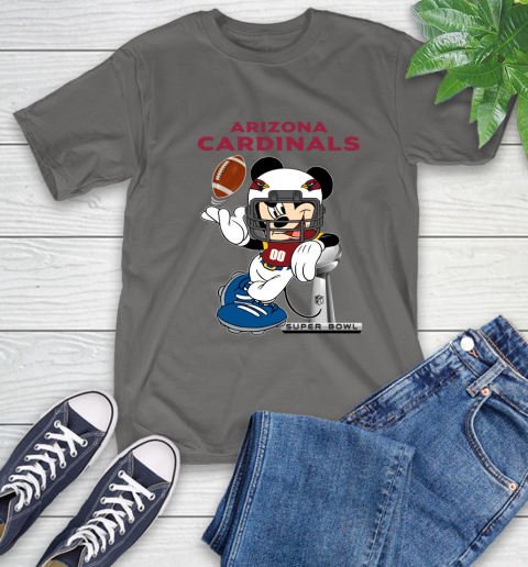 NFL Arizona Cardinals Mickey Mouse Disney Super Bowl Football T Shirt T-Shirt 21