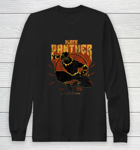 Marvel Black Panther Action Since 1966 Retro Vintage Long Sleeve T-Shirt