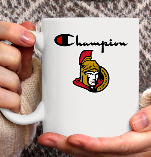 NHL Hockey Ottawa Senators Champion Shirt Ceramic Mug 15oz