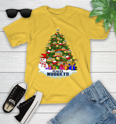Denver Nuggets Merry Christmas NBA Basketball Sports Youth T-Shirt 8