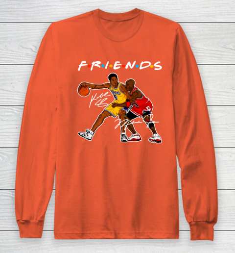 Michael Jordan And Kobe Bryant Friends Signatures Long Sleeve T-Shirt 3