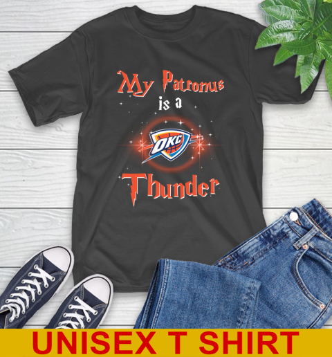 NBA Basketball Harry Potter My Patronus Is A Oklahoma City Thunder T-Shirt