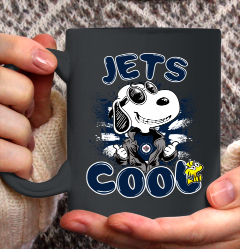 NHL Hockey Winnipeg Jets Cool Snoopy Shirt Ceramic Mug 15oz