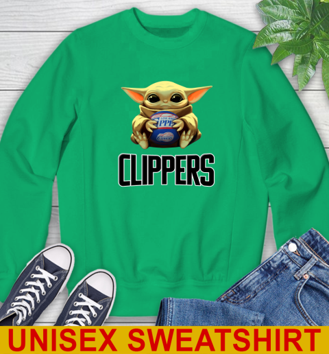NBA Basketball LA Clippers Star Wars Baby Yoda Shirt 30