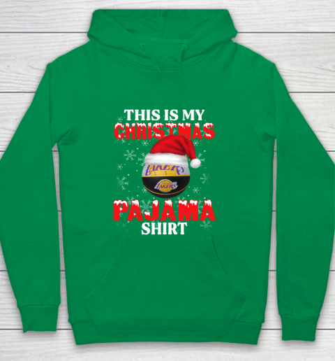 Los Angeles Lakers This Is My Christmas Pajama Shirt NBA Youth Hoodie 4