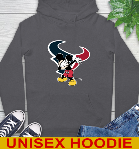 Houston Texans NFL Football Dabbing Mickey Disney Sports Hoodie 7