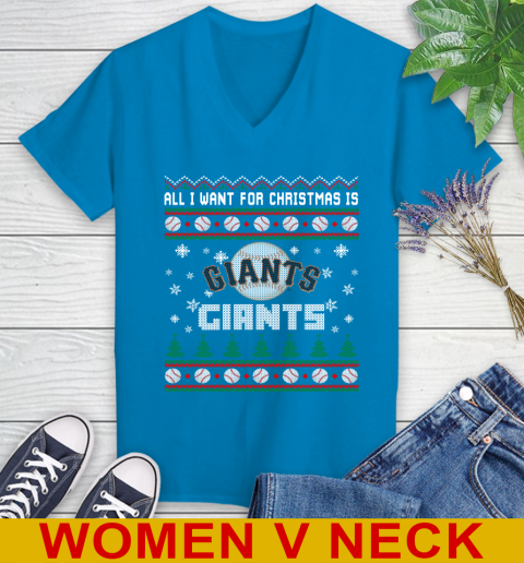 MLB All I Want For Christmas Is San Francisco Giants Baseball Sports 79