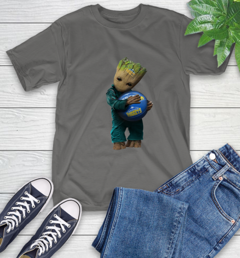 NBA Groot Guardians Of The Galaxy Basketball Sports Denver Nuggets T-Shirt 9