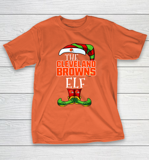 Cleveland Browns Christmas ELF Funny NFL T-Shirt